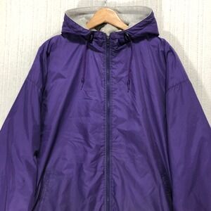 Acadia Purple Hooded Windbreaker Jacket XX Large Lightweight Zip Up